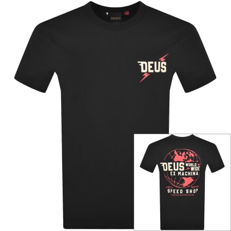 Product image for Deus Ex Machina Global Spark T Shirt Black