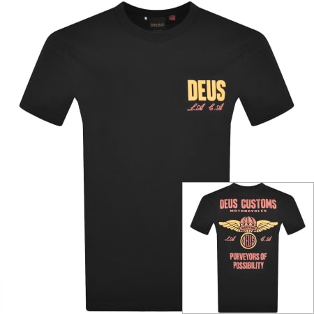 Product image for Deus Ex Machina Cutaway T Shirt Black