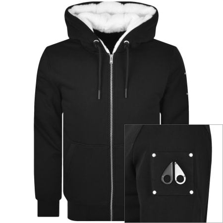 Product image for Moose Knuckles Classic Bunny Hoodie Black