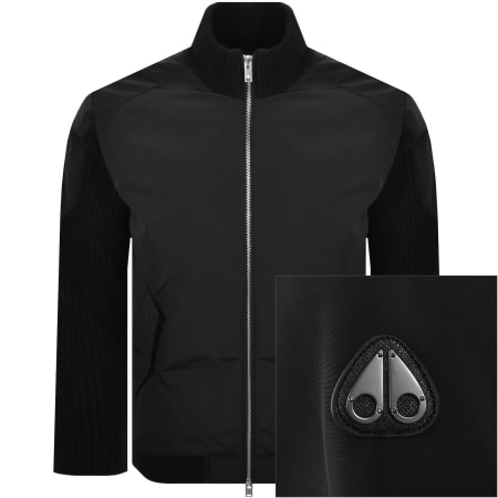 Product image for Moose Knuckles Magnus Knit Hybrid Jacket Black