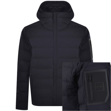 Product image for BOSS Riplite Down Jacket Navy