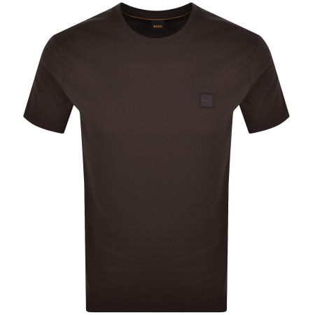 Product image for BOSS Tales T Shirt Dark Brown