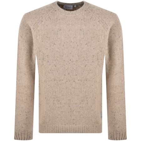 Product image for Carhartt WIP Anglistic Knit Jumper Beige
