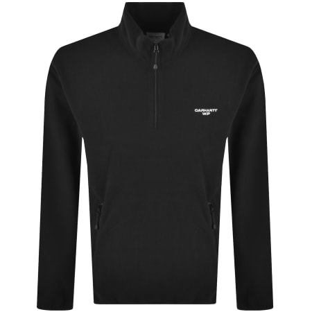 Product image for Carhartt WIP Half Zip Edmore Fleece Black