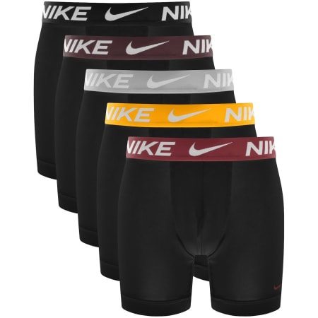 Product image for Nike Essential Micro 5 Pack Boxer Briefs Black