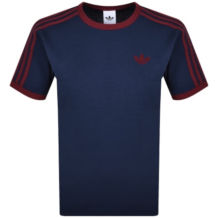 Product image for adidas Originals Ringer T Shirt Navy