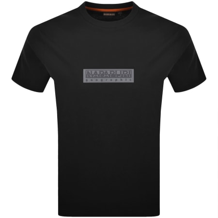 Product image for Napapijri S-Box Logo T Shirt Black
