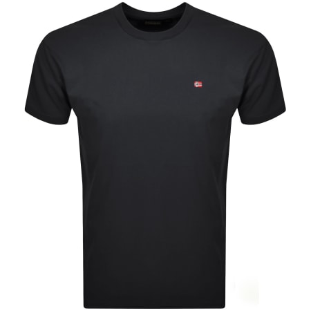 Product image for Napapijri Salis Logo T Shirt Black