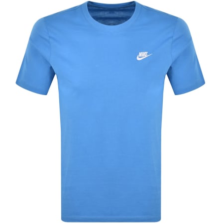 Product image for Nike Crew Neck Club T Shirt Blue