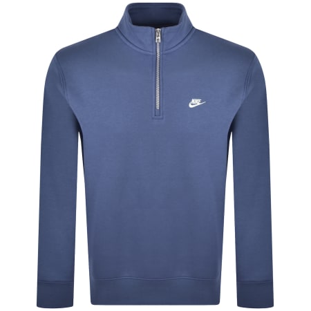 Product image for Nike Quarter Zip Sweatshirt Blue