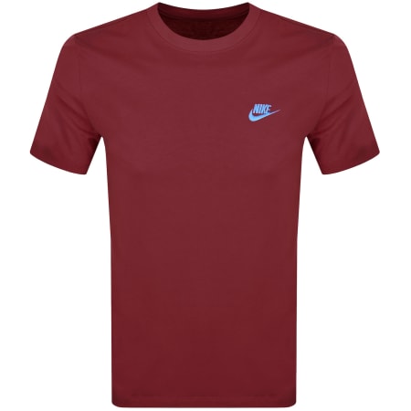 Product image for Nike Crew Neck Club T Shirt Red