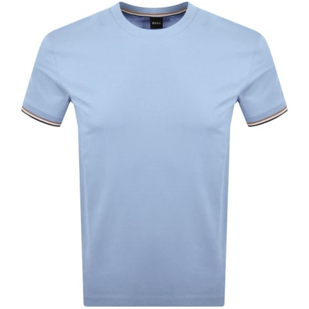 Product image for BOSS Thompson 04 Jersey T Shirt Blue