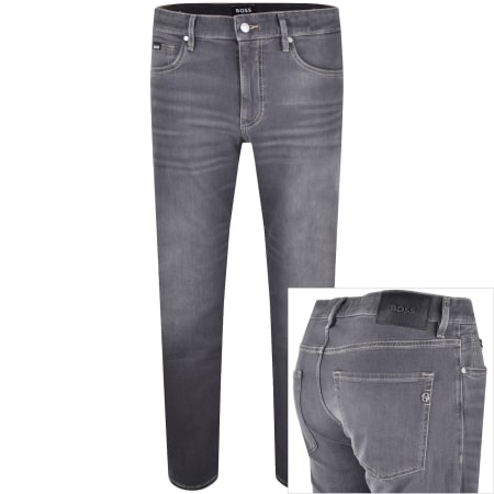 Product image for BOSS C Delaware Slim Fit Jeans Mid Wash Grey