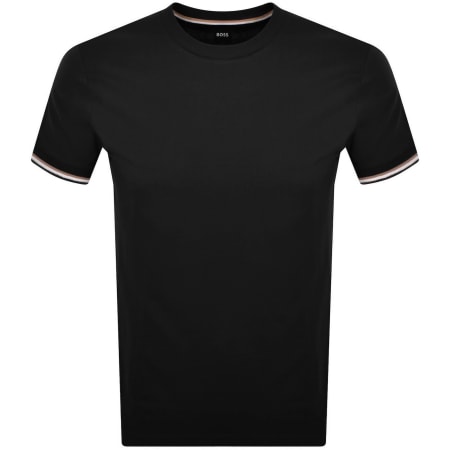 Product image for BOSS Thompson 04 Jersey T Shirt Black