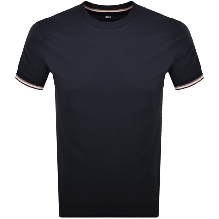 Product image for BOSS Thompson 04 Jersey T Shirt Navy