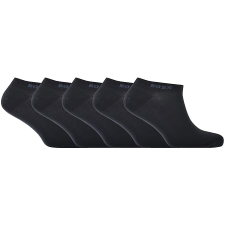 Product image for BOSS 5 Pack Ankle Socks Navy