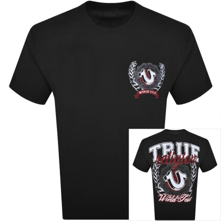 Product image for True Religion Horseshoe Crest T Shirt Black