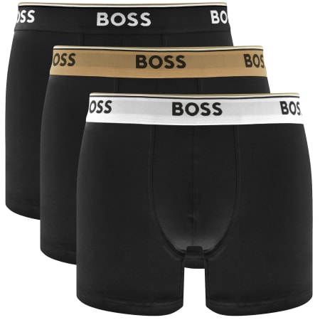 Product image for BOSS Underwear 3 Pack Power Trunks Black
