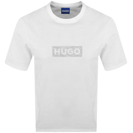 Product image for HUGO Blue Nerinto T Shirt White