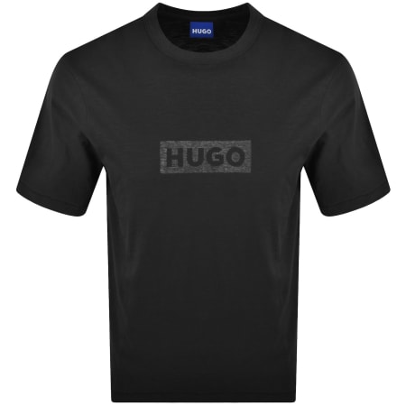 Product image for HUGO Blue Nerinto T Shirt Black