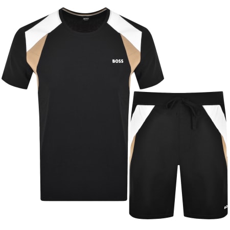 Product image for BOSS Balance T Shirt And Short Set Black