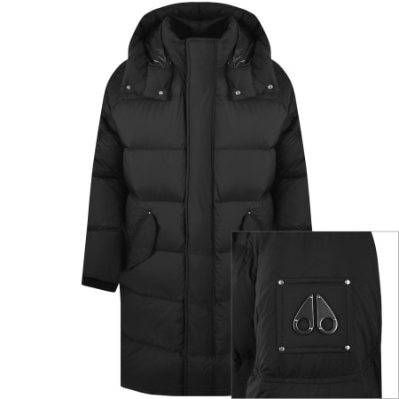 Product image for Moose Knuckles Everest Long Puffer Jacket Black