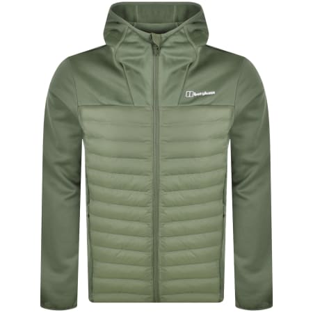Product image for Berghaus Vaskye Hooded Hybrid Jacket Green