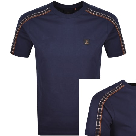Product image for Luke 1977 Firth Regular Fit T Shirt Dark Navy