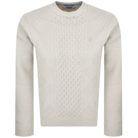Product image for Replay Crew Neck Knit Jumper Cream