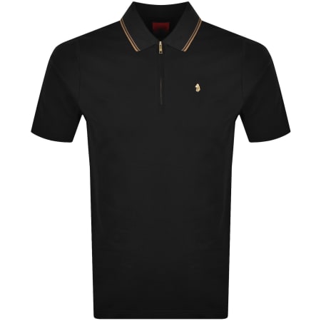 Product image for Luke 1977 Texas Tipped Polo T Shirt Black