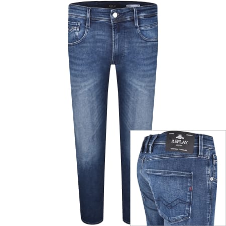 Product image for Replay Slim Fit Anbass Jeans Blue