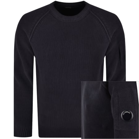 Product image for CP Company Chenille Jumper Navy
