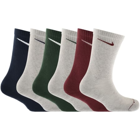 Product image for Nike 6 Pack Crew Socks Multi