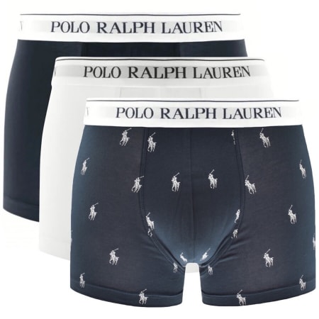 Product image for Ralph Lauren Underwear 3 Pack Trunks Navy