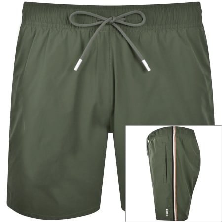 Product image for BOSS Iconic Swim Shorts Green