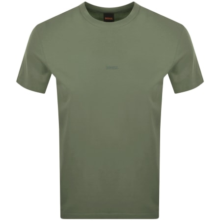 Product image for BOSS TChup Logo T Shirt Green
