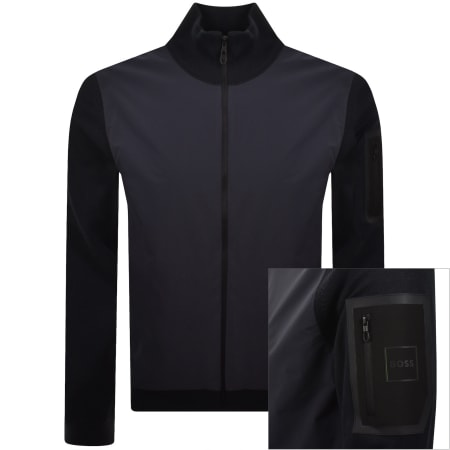 Product image for BOSS Knit Momentum-X Jumper Navy