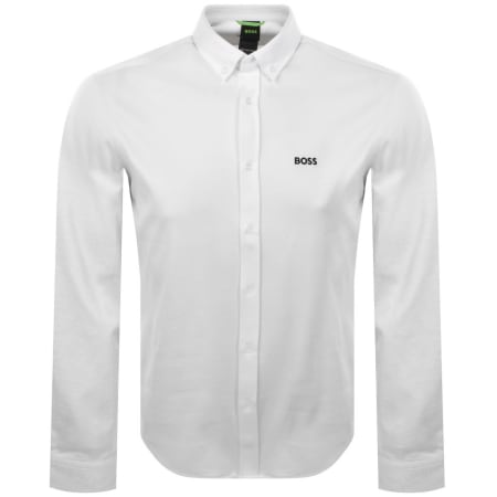Product image for BOSS ST Motion Long Sleeve Shirt White