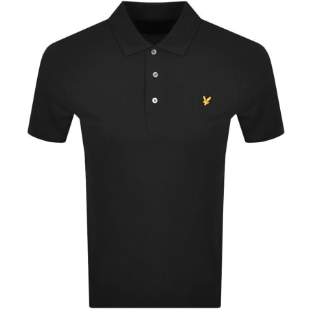 Product image for Lyle And Scott Short Sleeved Polo T Shirt Black