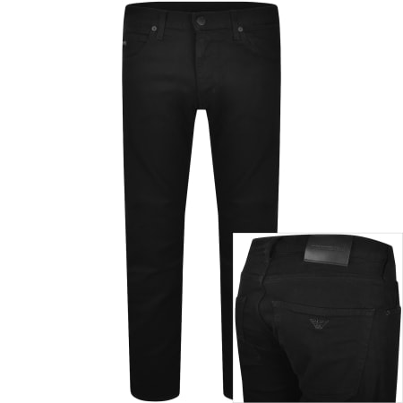 Product image for Emporio Armani J45 Regular Fit Jeans Black