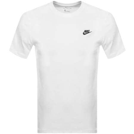 Product image for Nike Crew Neck Club T Shirt White
