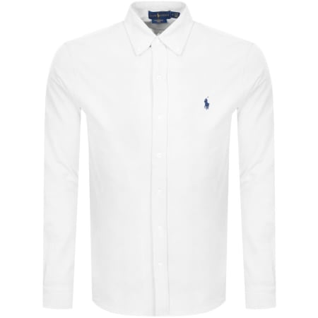 Product image for Ralph Lauren Featherweight Mesh Shirt White
