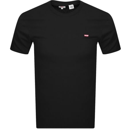 Product image for Levis Original Crew Neck Logo T Shirt Black