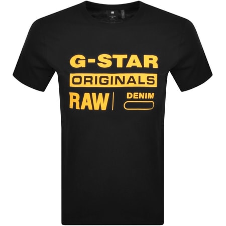 Product image for G-Star Logo T Shirt Black