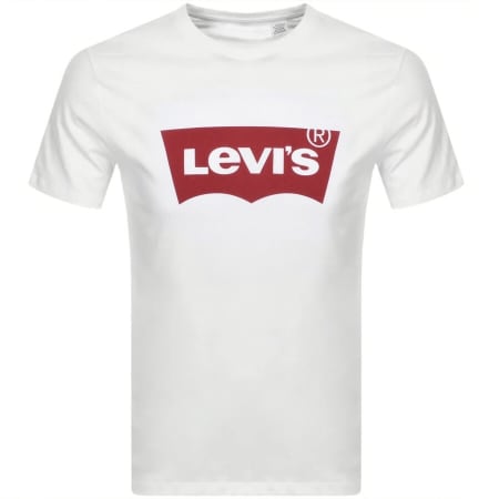 Product image for Levis Logo Crew Neck T Shirt White
