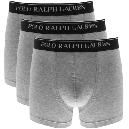 Product image for Ralph Lauren Underwear 3 Pack Trunks Grey