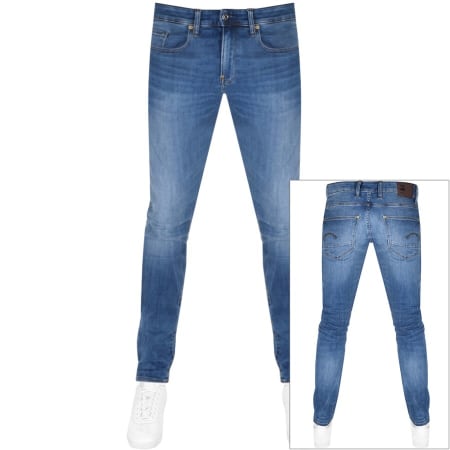 Product image for G-Star Revend Skinny Jeans Mid Wash Blue
