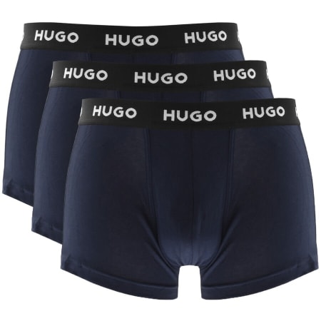 Product image for HUGO 3 Pack Trunks Navy