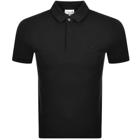 Product image for Lacoste Short Sleeved Polo T Shirt Black