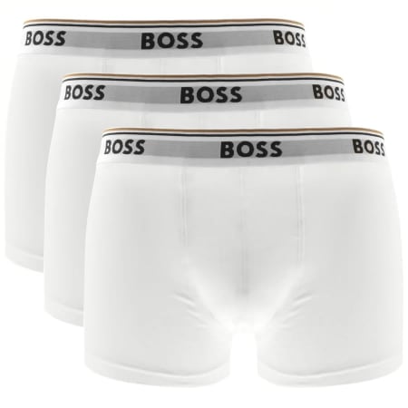 Product image for BOSS Underwear 3 Pack Trunks White